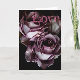 Gothic Valentines day Card Helgkort