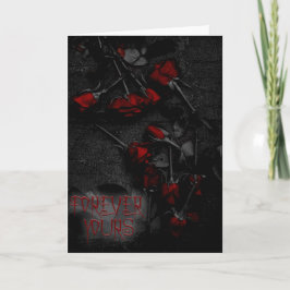 Gothic Valentines day Card Helgkort