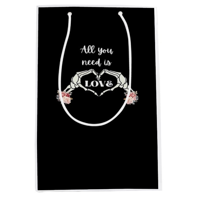 Gothic Valentiness Classic - Skeleton Händer Heart (Framsidan)