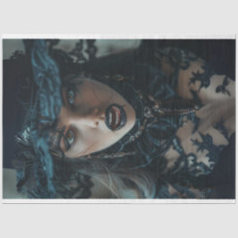 Gothic Vampire Dam Nocturne Decoupage