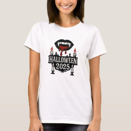 Gothic Vampire Halloween T Shirt