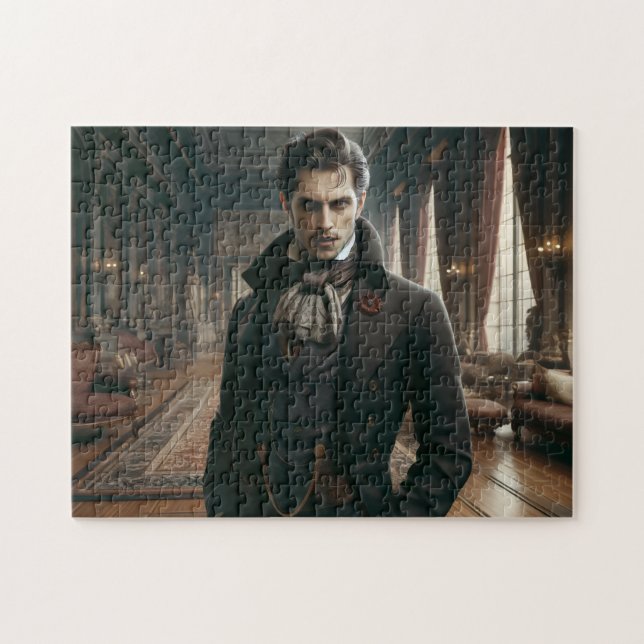 Gothic Vampire Noble Mansion Pussel (Horisontell)