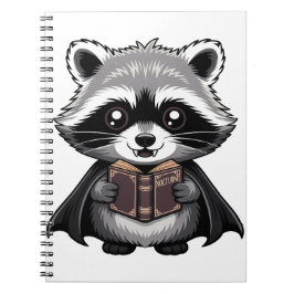 Gothic Vampire Raccoon Bookish Anteckningsbok