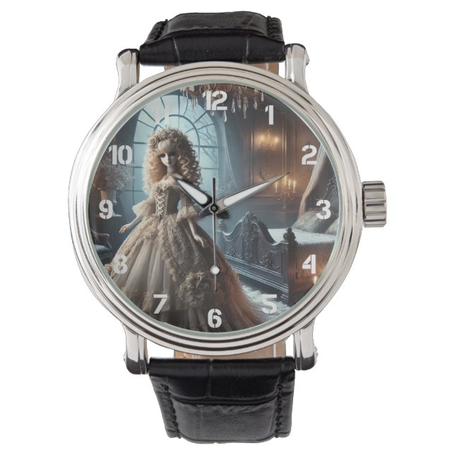 Gothic Victorian Doll - Förändrad Mörk Armbandsur (Framsida)