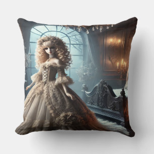 Gothic Victorian Doll - Förändrad Mörk Kudde
