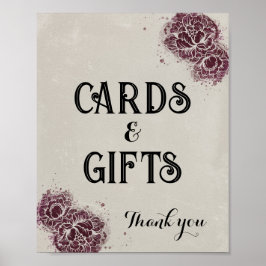 Gothic Victorian Editable Party Event Sign Poster