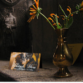 Gothic Victorian Unik Mörk Bröllop Placeringskort