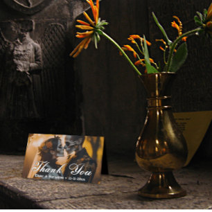 Gothic Victorian Unik Mörk Bröllop Placeringskort