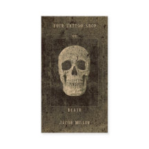 Gothic Vintage Antique Sepia Struktur Skull Tarot