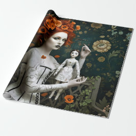 Gothic Vintage Art Design Presentpapper