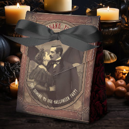 Gothic Vintage Vampire Kiss Dracula Halloween Presentaskar