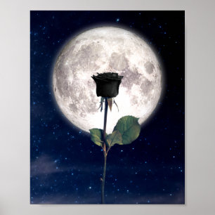 Gothic, Vintage, Victorian, Black Ro, Mörk Poster