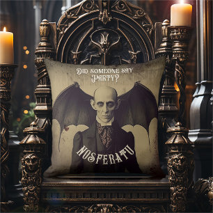 Gothic Vintage Victorian Dracula Halloween Kudde