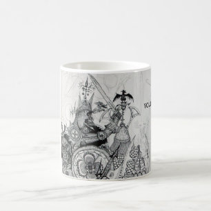 GOTHIC WARRIORS,Barbarian Knight,Fantasy Kaffemugg