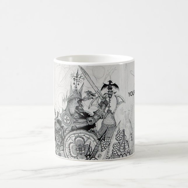 GOTHIC WARRIORS,Barbarian Knight,Fantasy Kaffemugg (Center)