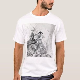 GOTHIC WARRIORS,Barbarian Knight,Fantasy T-shirt