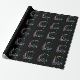 Gothic Wicca Crescent Pastel Goth Måne Presentpapper