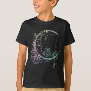 Gothic Wicca Crescent Pastel Goth Måne T Shirt