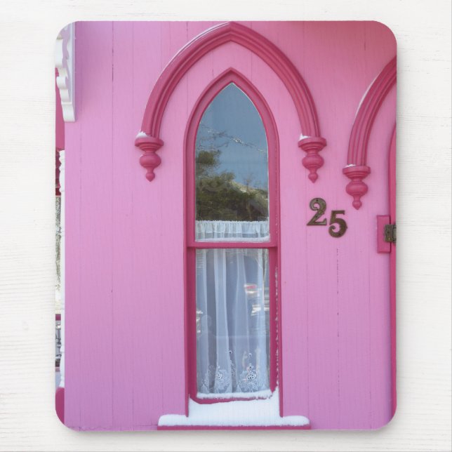Gothic Window och Snö - Martha's Vineyard Musmatta (Framsidan)