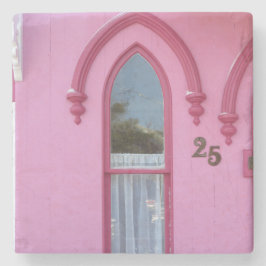 Gothic Window och Snö - Martha's Vineyard Stenunderlägg