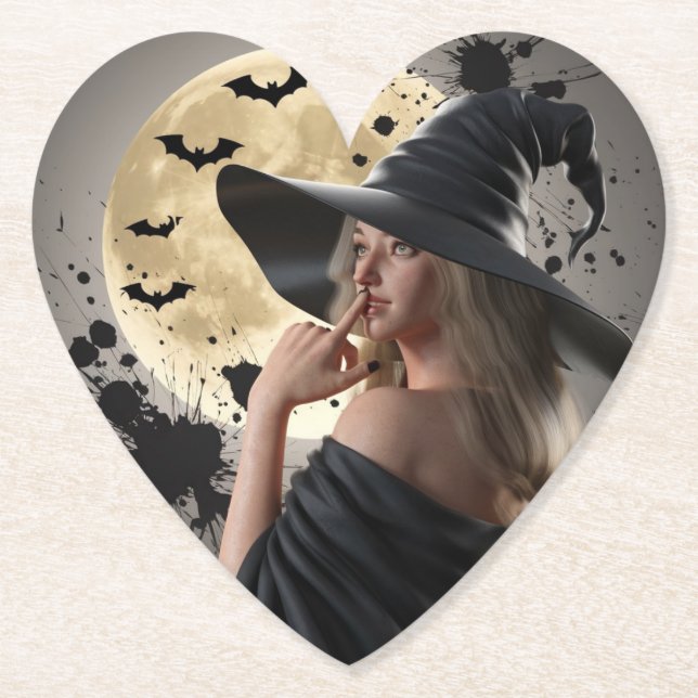 Gothic Witch Aesthetic Underlägg Papper (Framsida)
