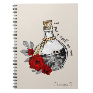 Gothic Witch Kärlek Potion Anteckningsbok