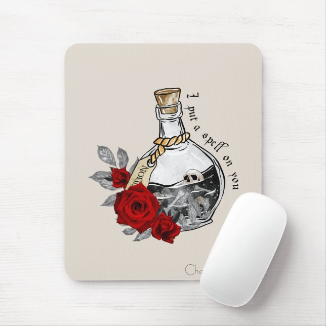 Gothic Witch Kärlek Potion Musmatta (Med mus)