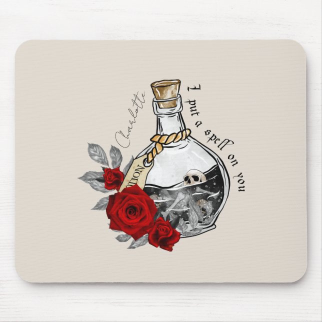 Gothic Witch Kärlek Potion Musmatta (Framsidan)