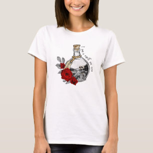 Gothic Witch Kärlek Potion T Shirt