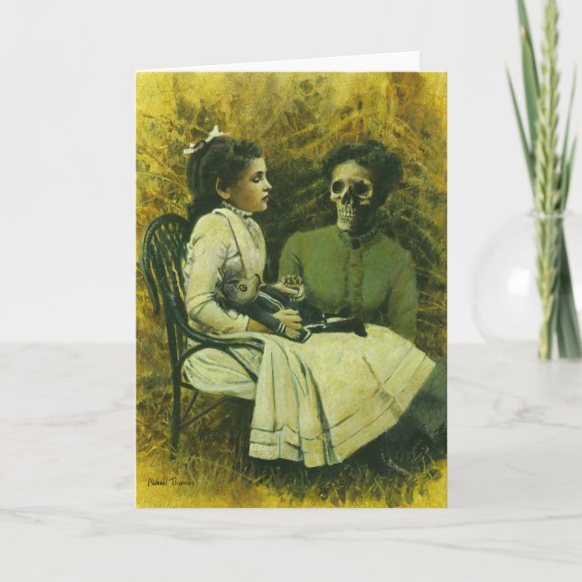 Gothic Wolfchild Hälsning Card Kort (Framsida)