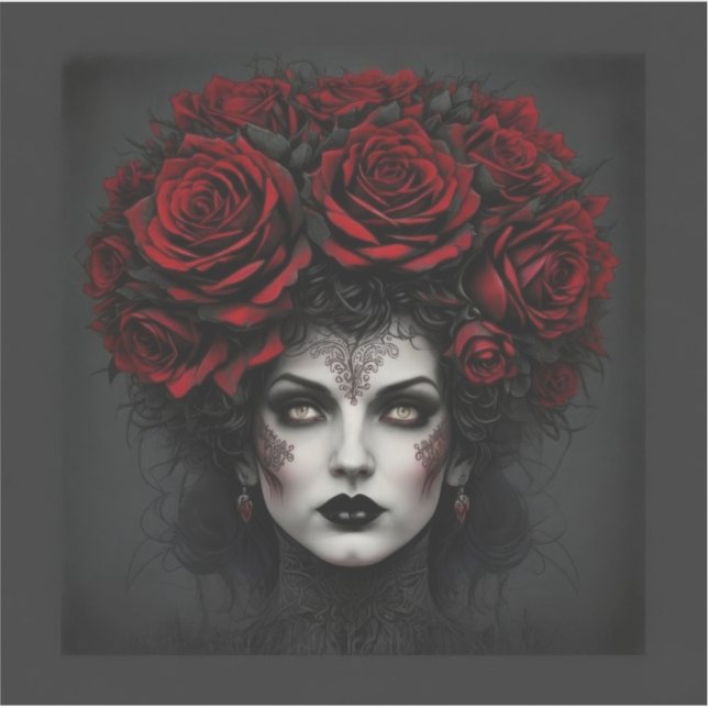 Gothic Woman Klistermärken (Framsida)