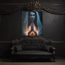 Gothic Woman med Crucifix