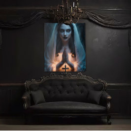 Gothic Woman med Crucifix