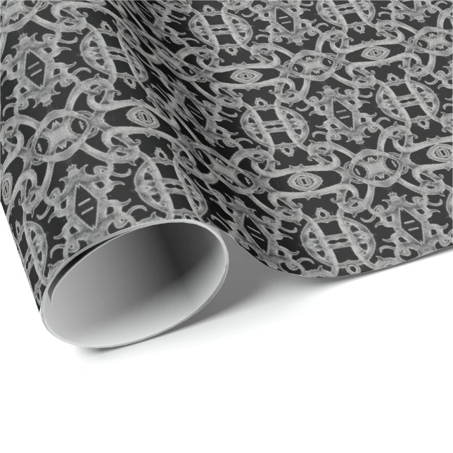 GOTHIC Wrapping Papper Presentpapper (Rullad Hörn)
