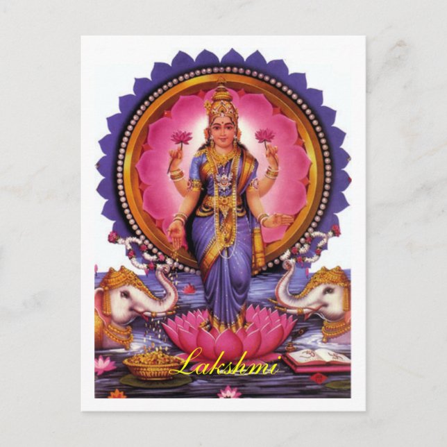 GothicCichz Lakshmi Postcard Vykort (Framsida)