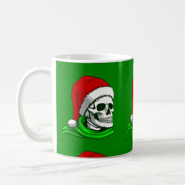 gothisk christmas, skallskelett kaffemugg (Vänster)