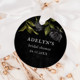 Gothisk Halloween bröllopsfest Gåvor Etiketter