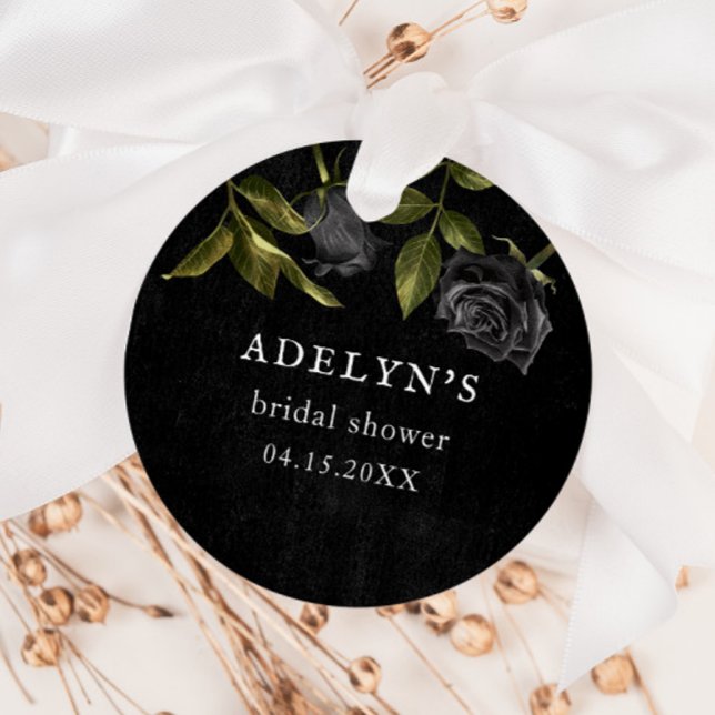 Gothisk Halloween bröllopsfest Gåvor Etiketter (Skapare uppladdad)