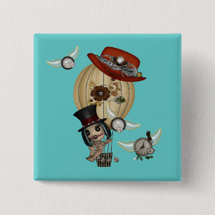 gothisk laveau luftballong steampunk art knapp