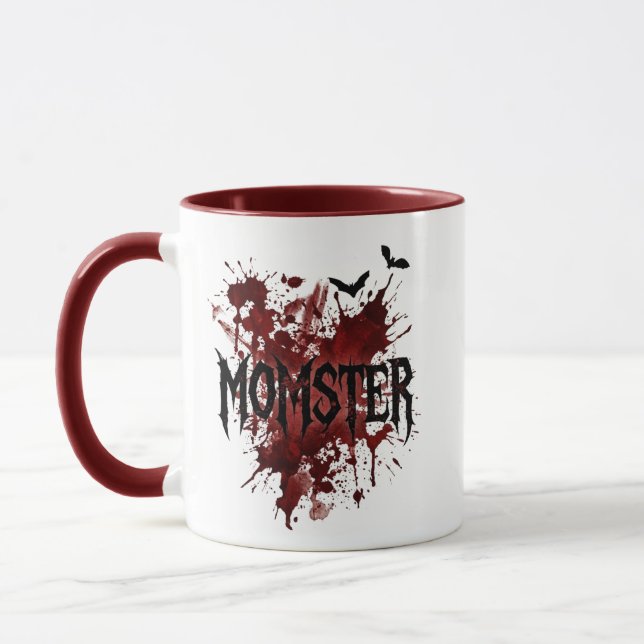 Gothisk Monster Mugg - Kuslig Halloween Kaffe Kopp (Vänster)