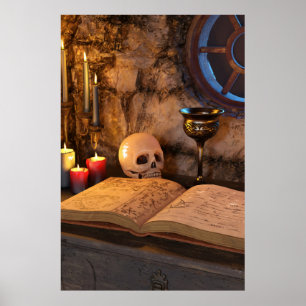 Gothisk Mörk Akademisk Ljusstudie Konst Poster