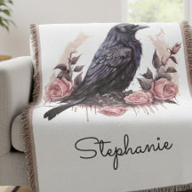 Gothisk Raven Blommig Mörk Akademia