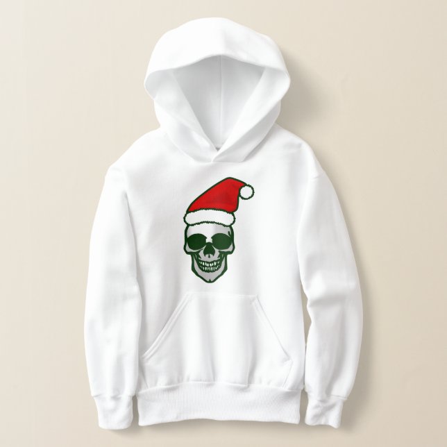 gothmas ful christmas-skalle t shirt (Laydown)