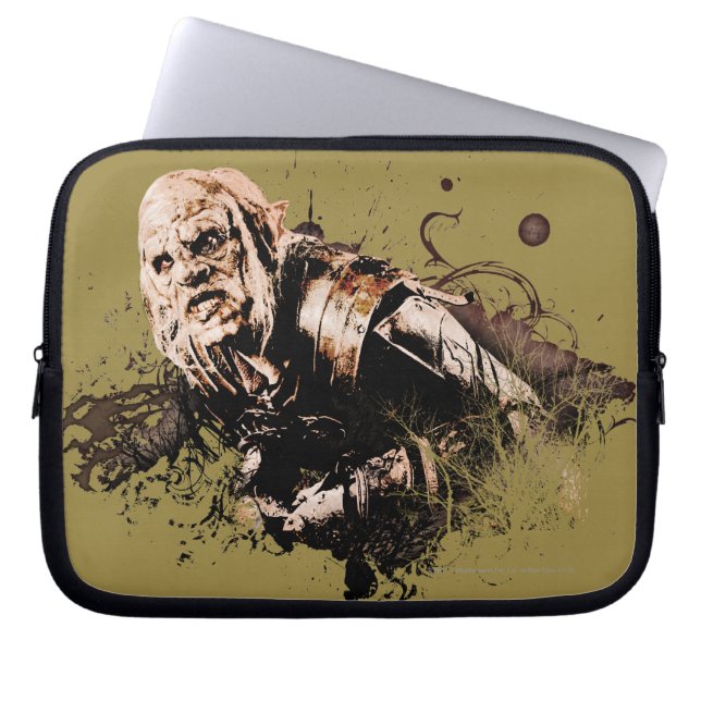 Gothmog Orc Vector Collage Laptop Sleeve (Framsidan)