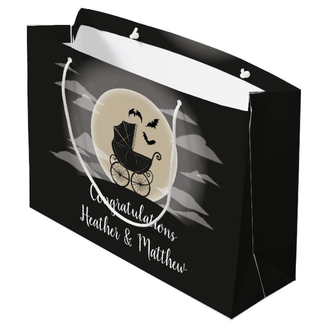 Gothous Baby Shower Halloween Carriage (Baksidan Vinklad)
