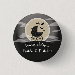 Gothous Baby Shower Halloween Carriage Knapp
