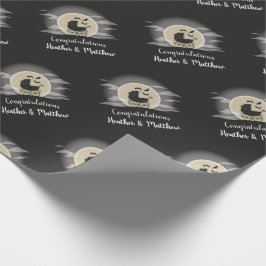 Gothous Baby Shower Halloween Carriage Presentpapper