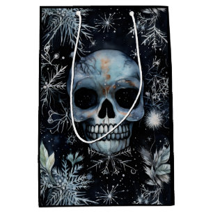 Gothy Spooky jul Skull