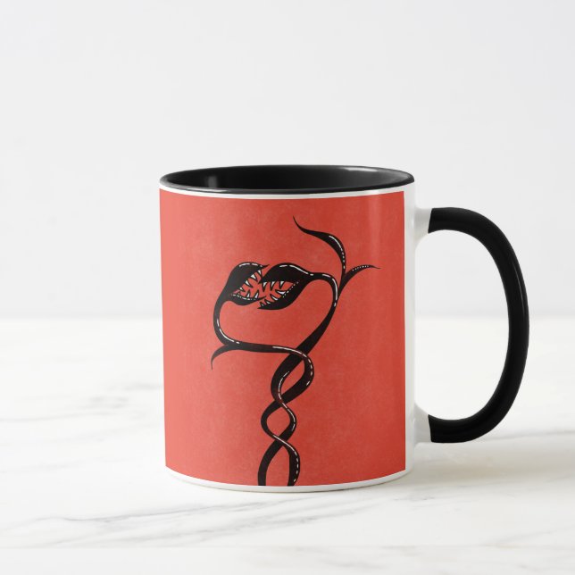 gotin Snakes Red and Black Mugg (Höger)