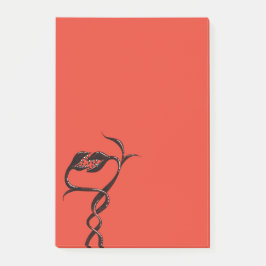 gotin Snakes Red and Black Post-it Block